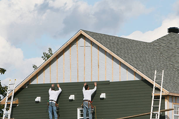 Professional Wood Siding technician working in Rebuck, PA